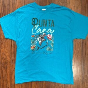 Hanes Blue Short Sleeve Tee